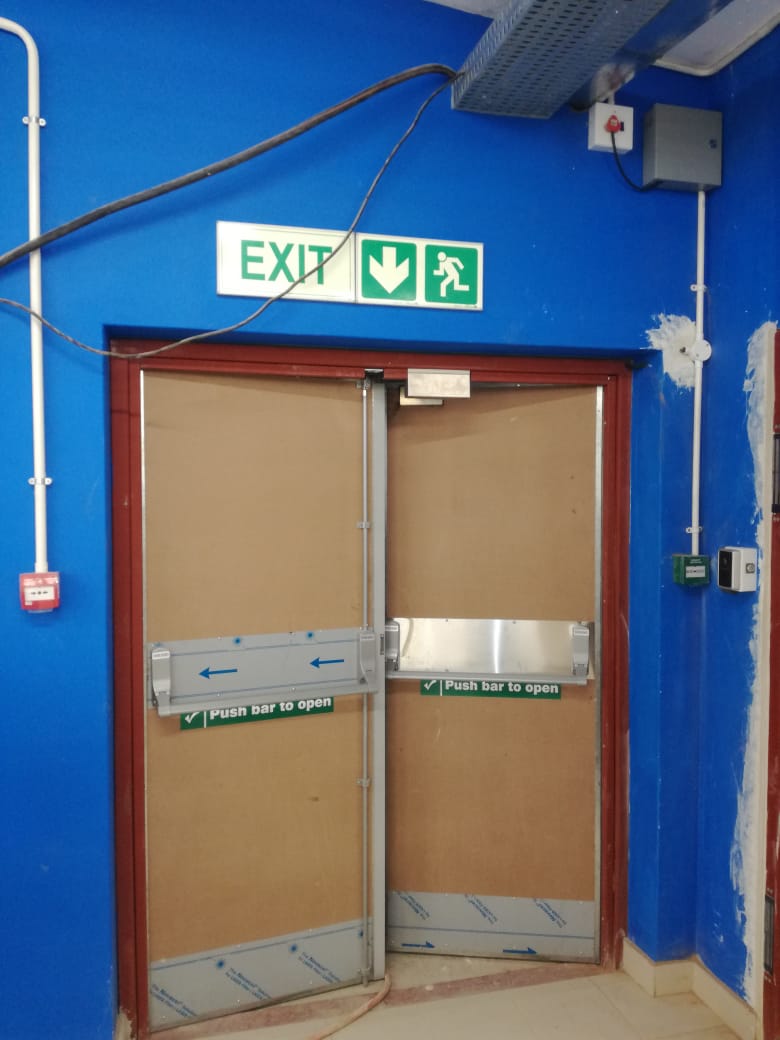Fire Escape Double Door