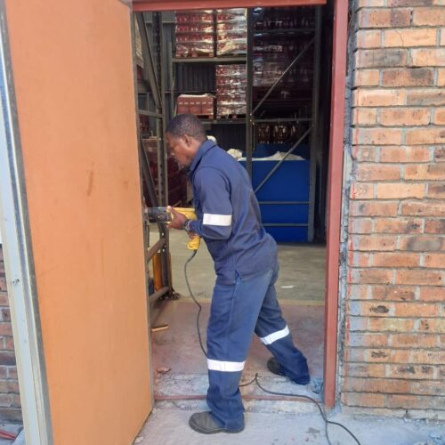 Anti Bandit Door Installation